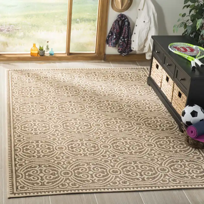 Safavieh Linden 100 Rug Collection LND134C - Cream / Beige Clearance