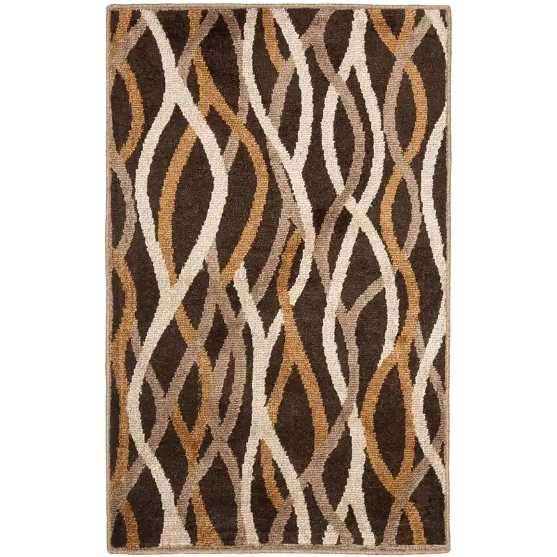 Safavieh Kashmir Rug Collection KAS117A - Brown / Multi Top Pick