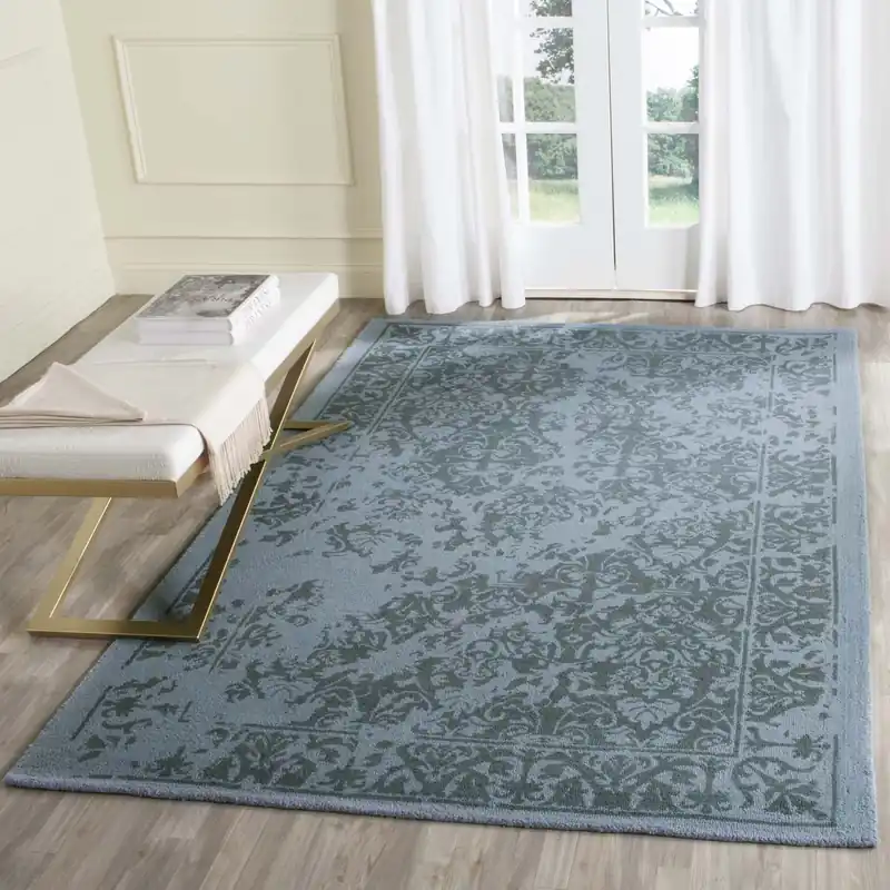 Safavieh Restoration Vintage Rug Collection RVT103G - Blue Budget