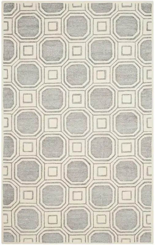 Hot Deal Glam Area Rug, PRE153G, 120 X 180 cm in Silver