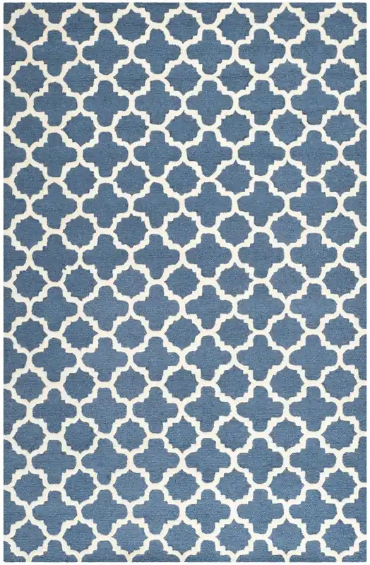 Fresh Stock Contemporary Area Rug, CAM130G, 160 X 230 cm in Navy / Ivory