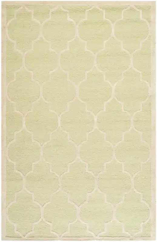 Contemporary Area Rug, CAM134B, 160 X 230 cm in Light Green / Ivory Deal
