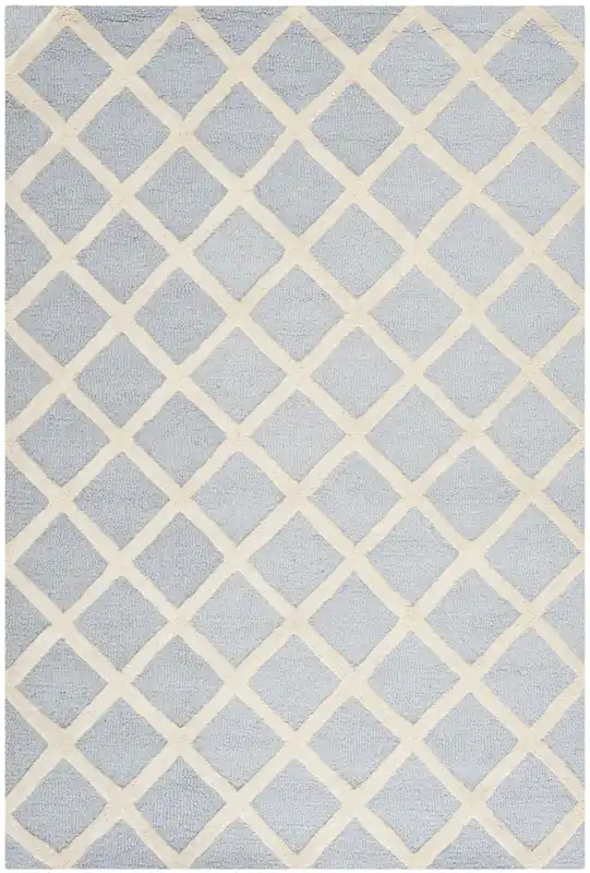 Contemporary Area Rug, CAM135A, 120 X 180 cm in Light Blue / Ivory Sale