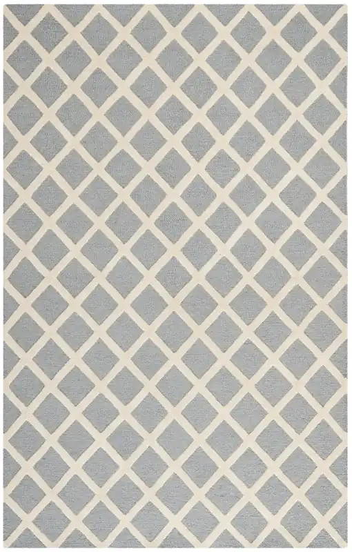 Contemporary Area Rug, CAM135D, 160 X 230 cm in Silver / Ivory Grab Now