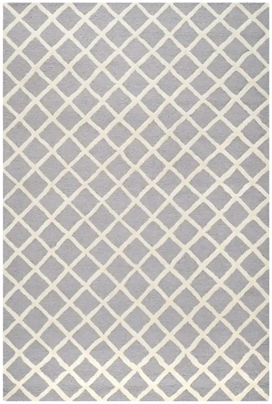 Contemporary Area Rug, CAM135D, 200 X 300 cm in Silver / Ivory Sale