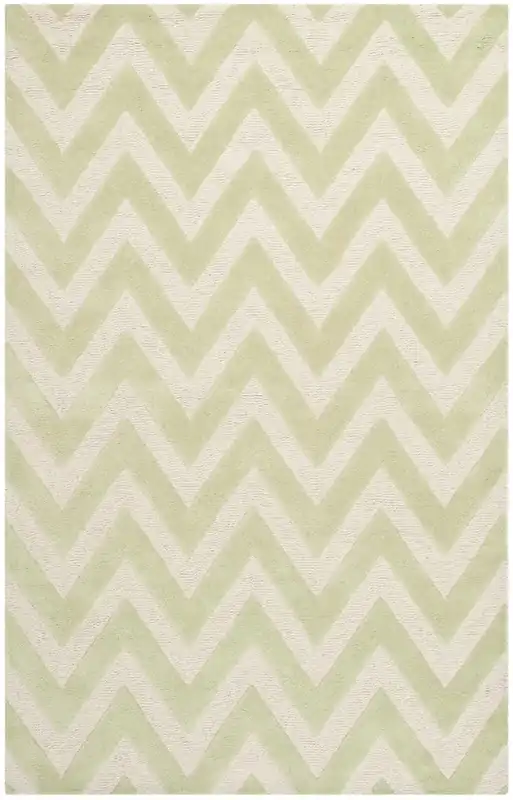 Brand New Contemporary Area Rug, CAM139B, 200 X 300 cm in Light Green / Ivory