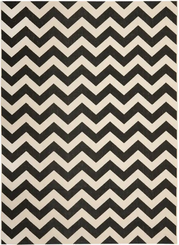 Order Now Contemporary Area Rug, CY6244-256, 200 X 300 cm in Black / Beige