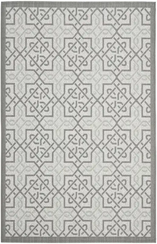 Viral Contemporary Area Rug, CY7931-78A18, 200 X 300 cm in Light Grey / Anthracite