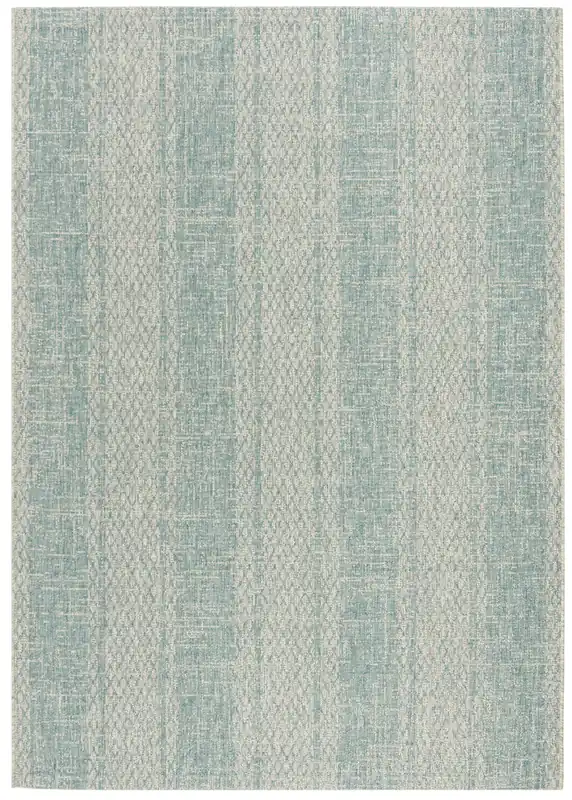 Low Price Contemporary Area Rug, CY8736-37112, 200 X 300 cm in Light Grey / Aqua