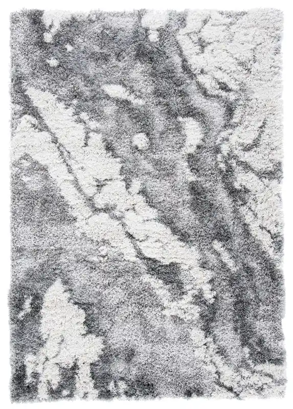 Safavieh Horizon Shag Rug Collection: HZN890F-10SQ - Grey / Ivory Order Now
