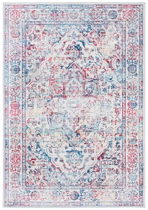 Factory Price Safavieh Brentwood Collection, BNT832B-5R - Ivory / Blue