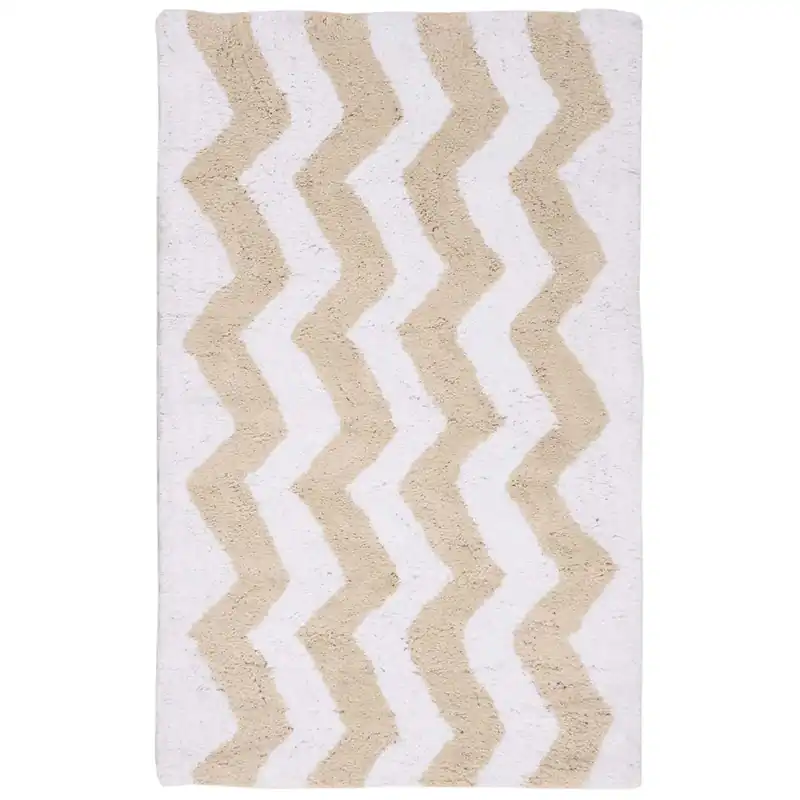 Safavieh Chevron Tufted Bathmat-Winter Wheat (Set of 2) Express Delivery
