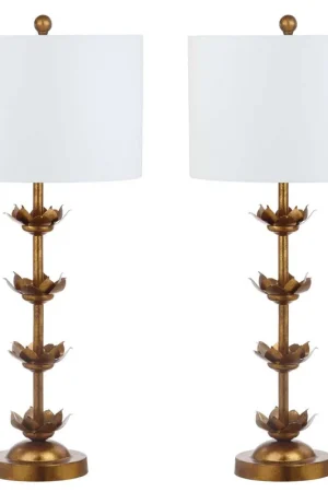 Lani Leaf 32 Inch H Table Lamp (Set of 2) | Safavieh - TBL4016 Best Price