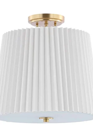 Madio Flush Mount - Gold | Safavieh - FLU4057A Time-Limited