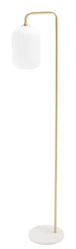 Safavieh Santina Floor Lamp - Gold/White Marble Today Only