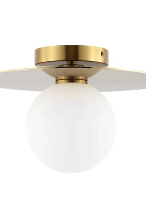 Safavieh Finlay Flush Mount - Painted Gold Free Delivery