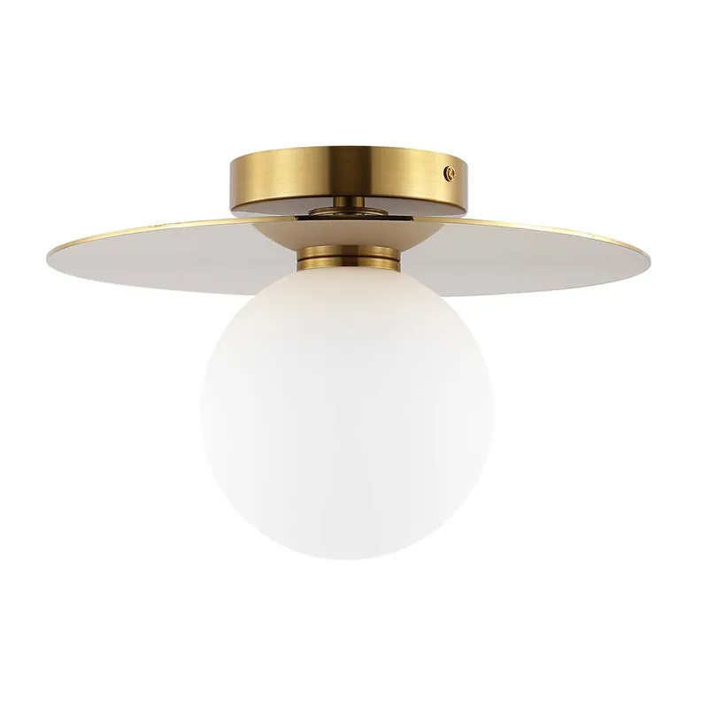 Safavieh Finlay Flush Mount - Painted Gold Free Delivery