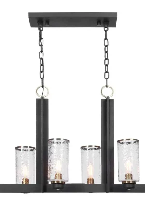 Worldwide Shipping Uttermost Jarsdel 6 Light Industrial Island Light