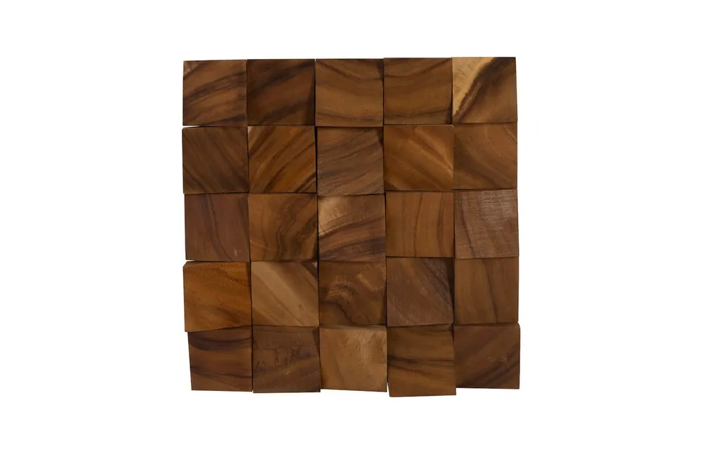 Original Blocks Wall Tile, Chamcha Wood, Natural | Phillips Collection - TH92141