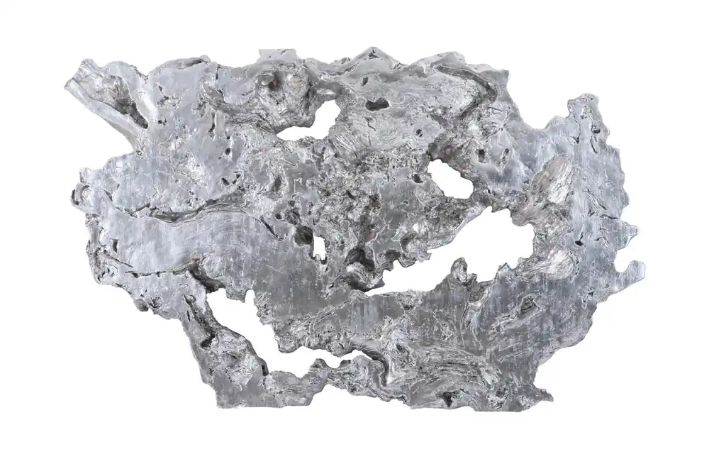 Clearance Burled Root Wall Art, Large, Silver Leaf | Phillips Collection - PH83683