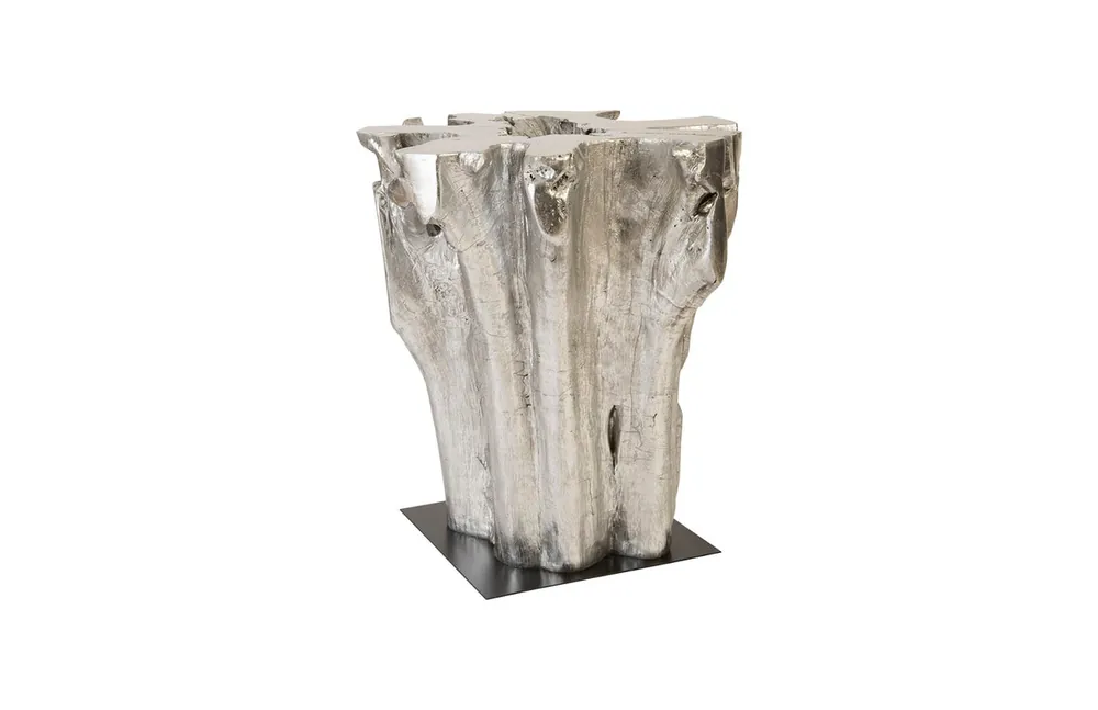 One Day Deal Freeform Bar Table, Silver Leaf | Phillips Collection - PH67964