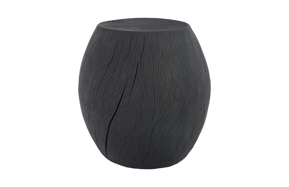 Drum Stool, Resin, Charred | Phillips Collection - PH67660 Order Now