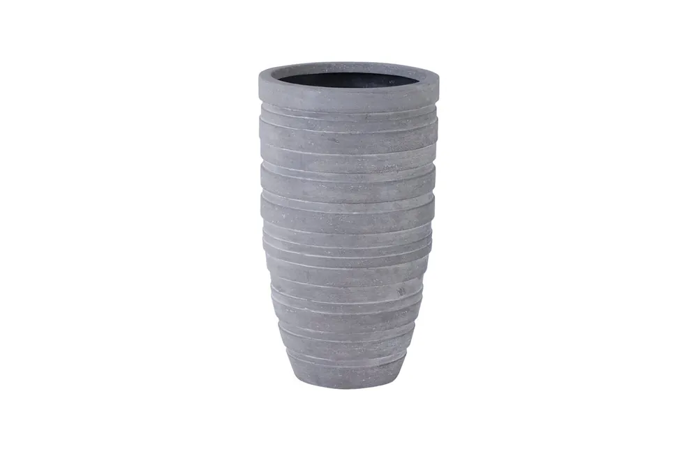 Popular June Slim Planter, Raw Gray, Sm | Phillips Collection - PH103537