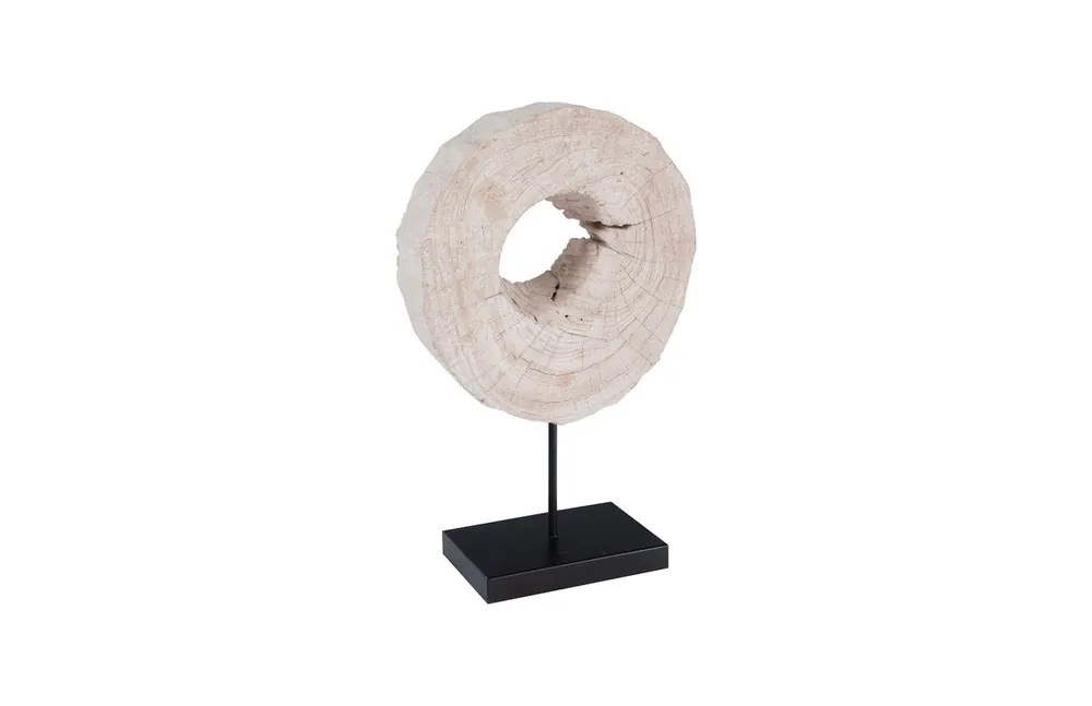 Eroded Wood Circle Sculpture On Stand , Assorted | Phillips Collection - ID102141 Worldwide Shipping