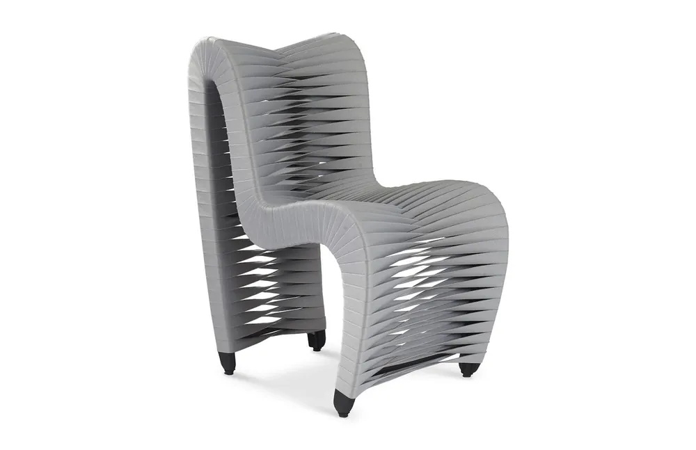 Seat Belt Dining Chair, Gray/Gray | Phillips Collection - B2061GG Bargain