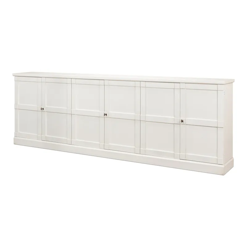 Wholesale Luciana 6 Wood Dr Buffet 112" Cortina Wh | Sarreid - R045-79W
