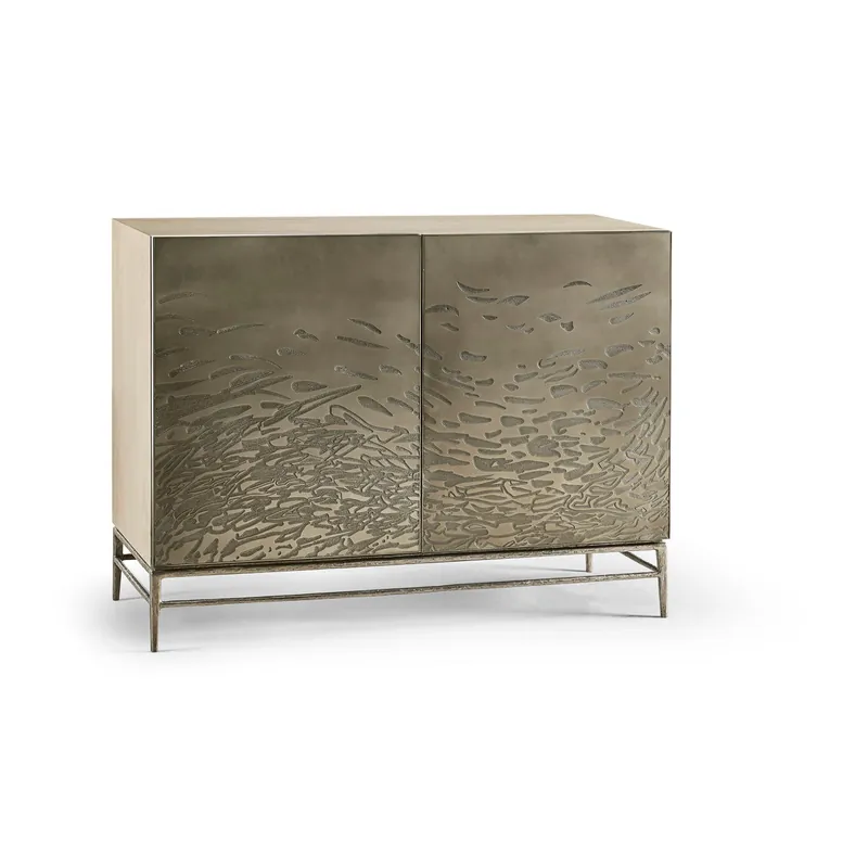 Water Diel Acid Etched Door Chest | Jonathan Charles Furniture - 001-2-L20-EAL Fresh Stock
