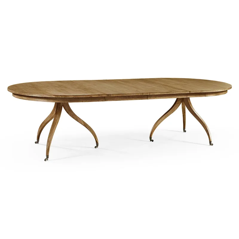 Hassle-Free Returns Timeless Solar Spider Leg Dining Table In Sun Bleached Cherry | Jonathan Charles Furniture - 003-2-H61-SBC