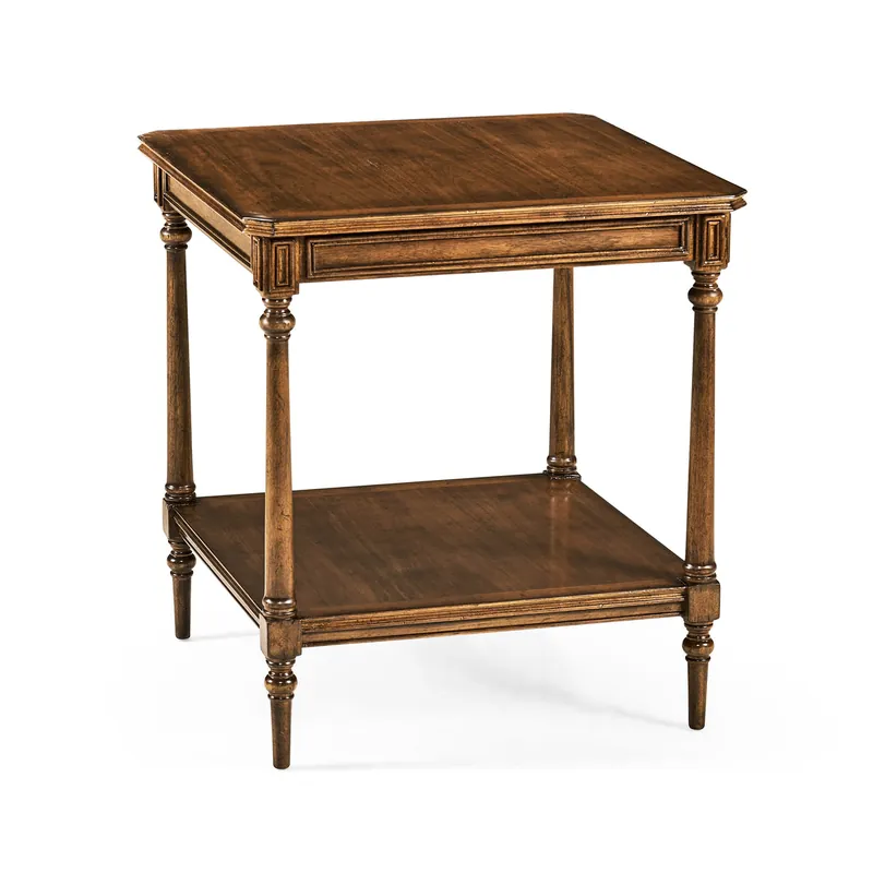 Casual Accents Victorian Style Walnut Side Table | Jonathan Charles Furniture - 494636-WAL Bargain