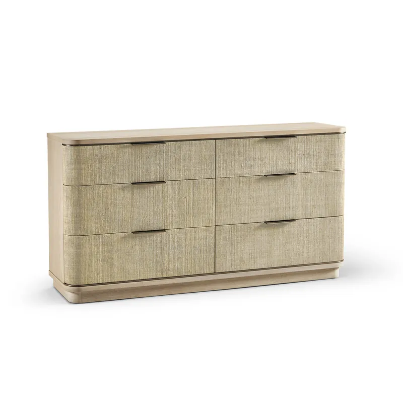 Water Seiche Woven Dresser | Jonathan Charles Furniture - 001-1-902-WWO Direct From Factory