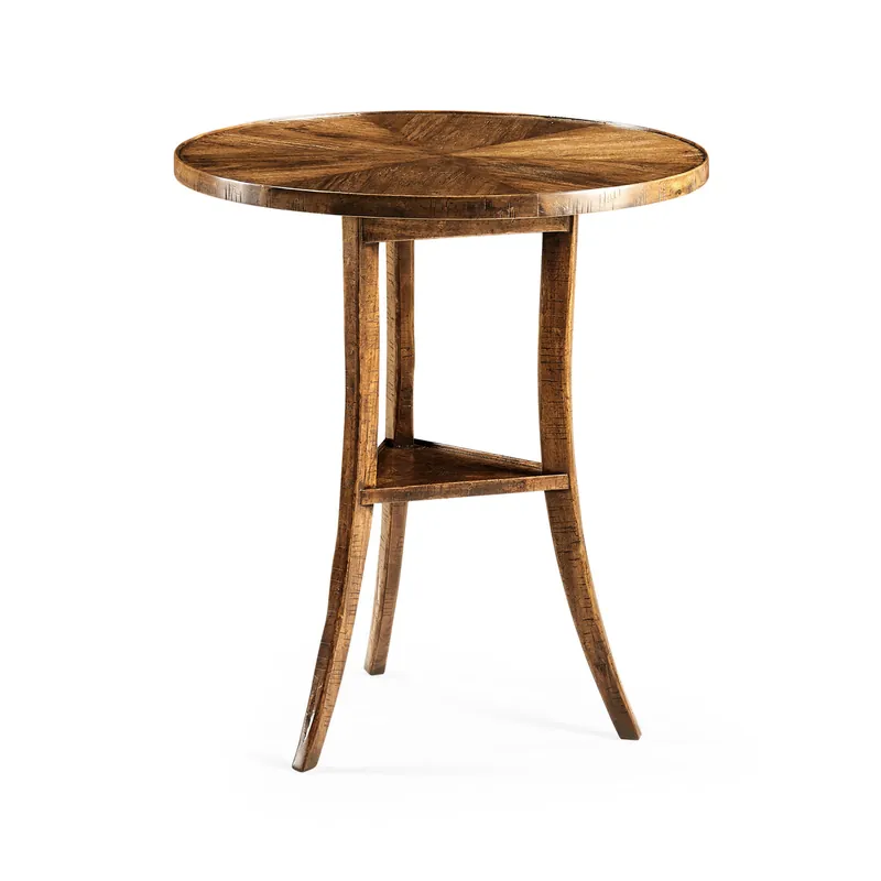 Latest Casual Accents Country Walnut End Table | Jonathan Charles Furniture - 491022-CFW
