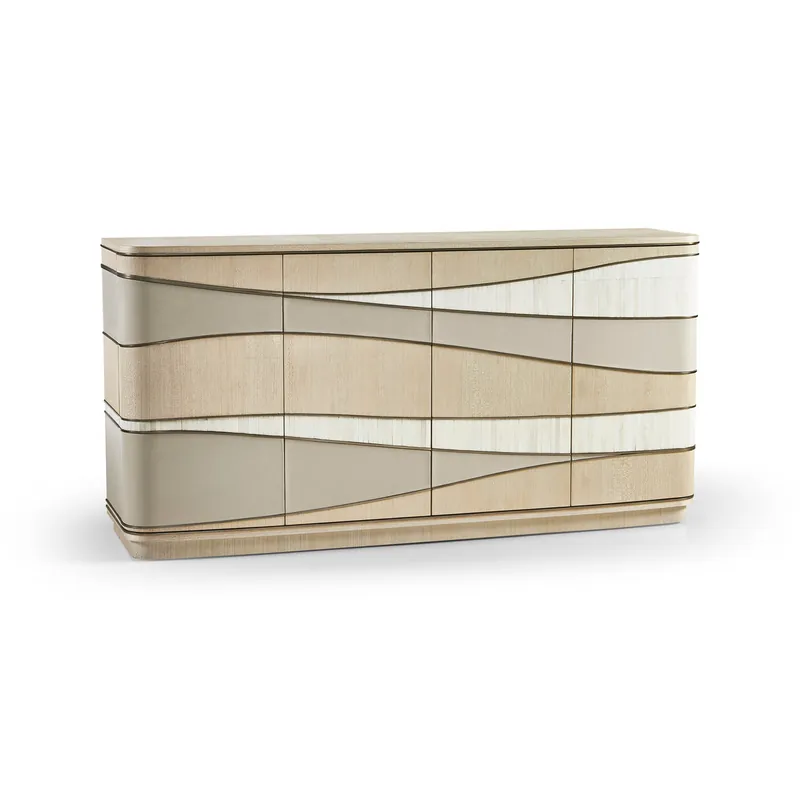 Water Breaker Mixed Media Credenza | Jonathan Charles Furniture - 001-2-M20-BON Free Shipping