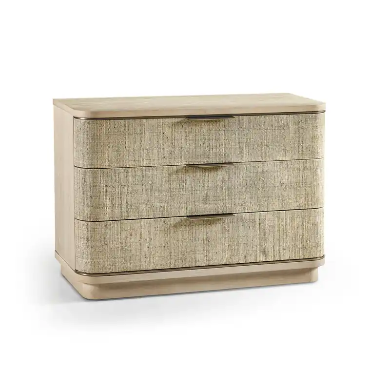 Water Seiche 42" Woven Nightstand | Jonathan Charles Furniture - 001-1-933-WWO Direct From Factory