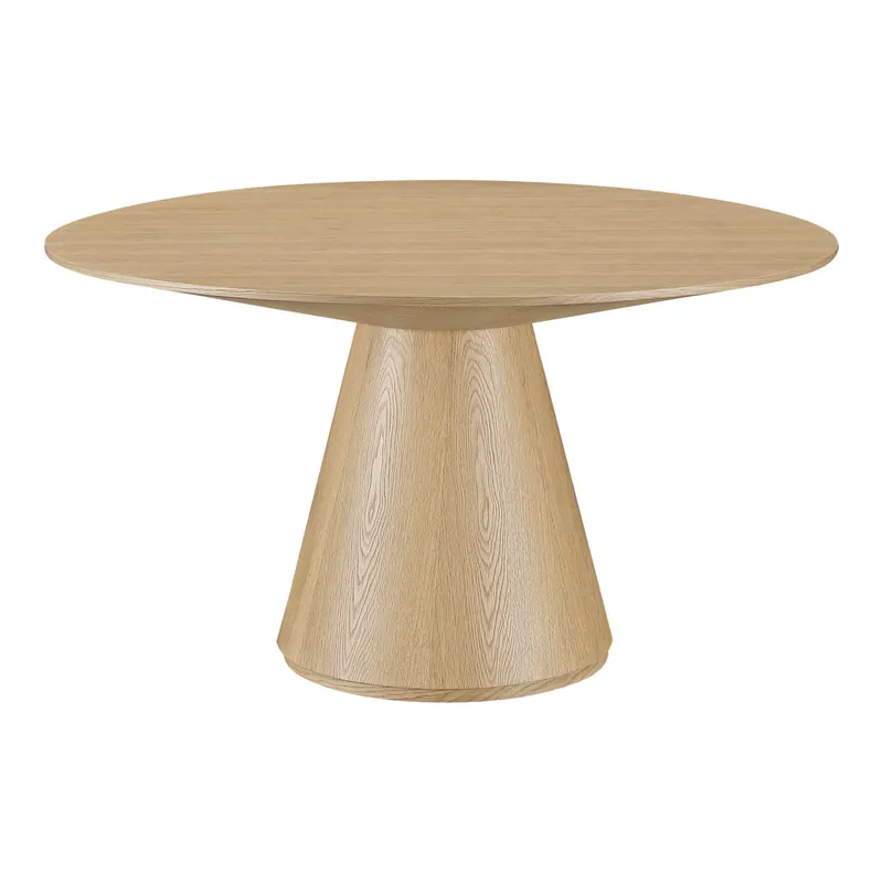Otago Dining Table Round Oak | Moe's Home Collection - KC-1028-24-0 Budget