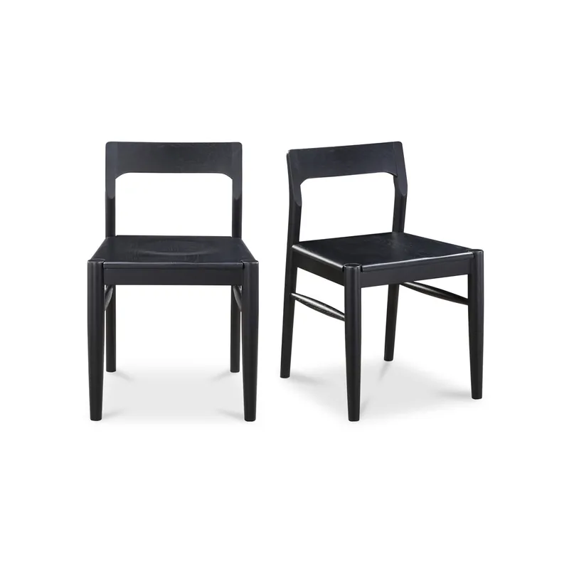 New Release Owing Dining Chair Black-Set Of Two | Moe's Home Collection - BC-1123-02