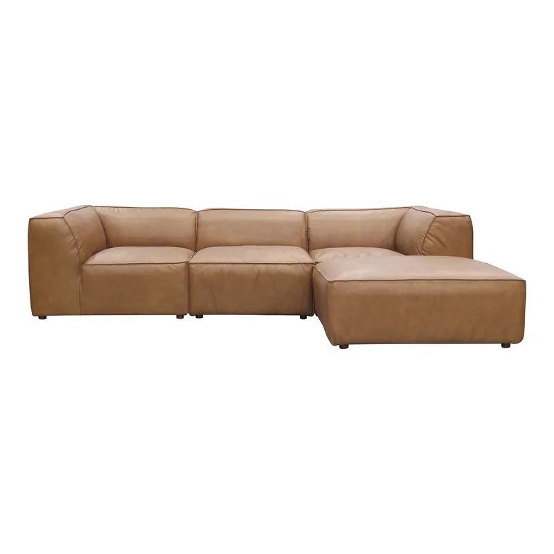 Form Lounge Modular Sectional Sonoran Tan Leather | Moe's Home Collection - XQ-1005-40 Trending