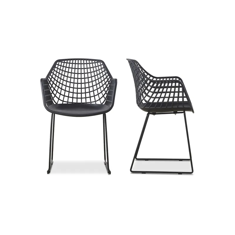 Honolulu Chair Black-Set Of Two | Moe's Home Collection - QX-1007-02 Buy Online