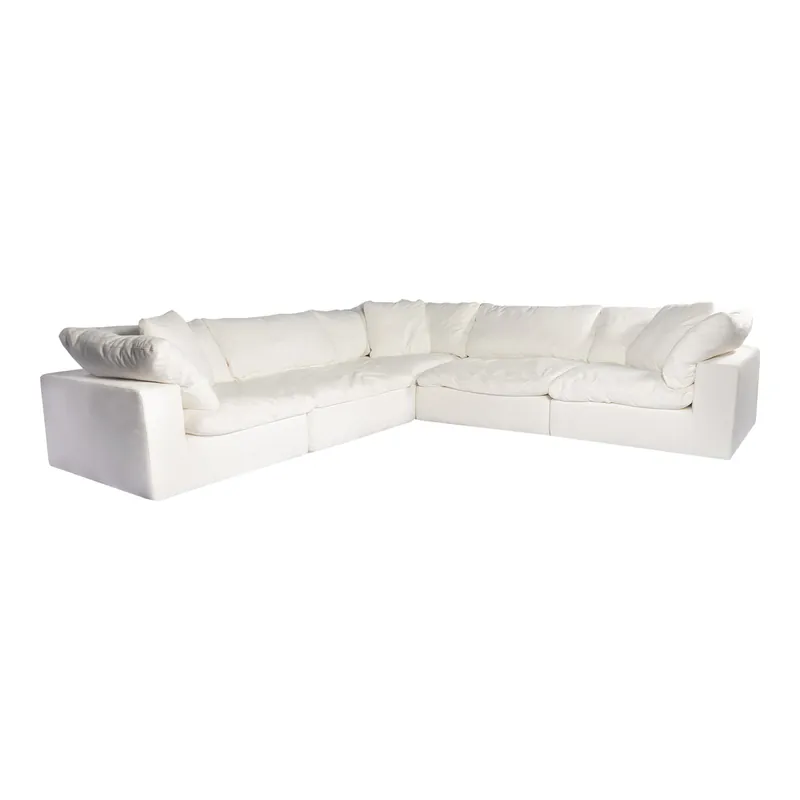 Last Chance Clay Classic Modular Sectional Performance Fabric White | Moe's Home Collection - YJ-1010-05