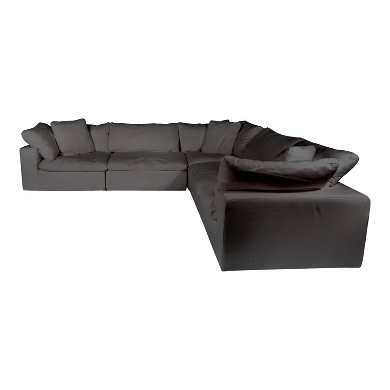 Exclusive Clay Classic L Modular Sectional Performance Fabric Light Grey | Moe's Home Collection - YJ-1010-29