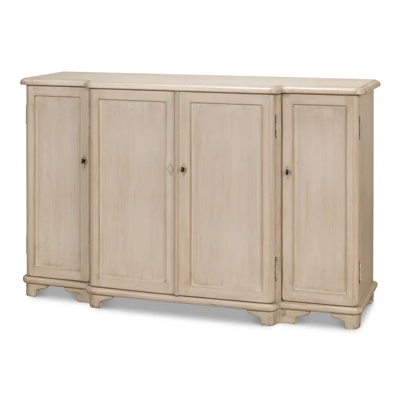 Top Rated Entree' Sideboard Stone Grey Finish | Sarreid Ltd - 53585-1