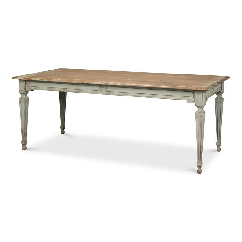 Instant Buy Elise Dining Table Sage | Sarreid Ltd - 53856