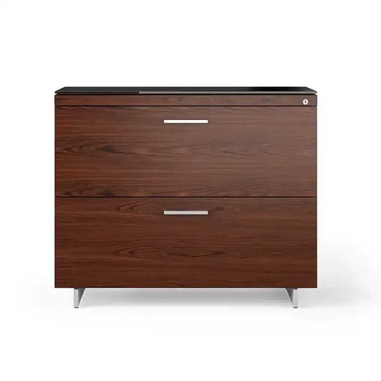 Holiday Sale Sequel Chocolate Lateral Locking File Cabinet | BDI Furniture 6116 CWL/B
