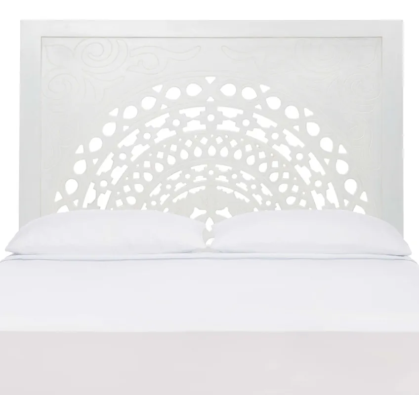 Safavieh Romilda Queen Headboard - White Wash Shop Now