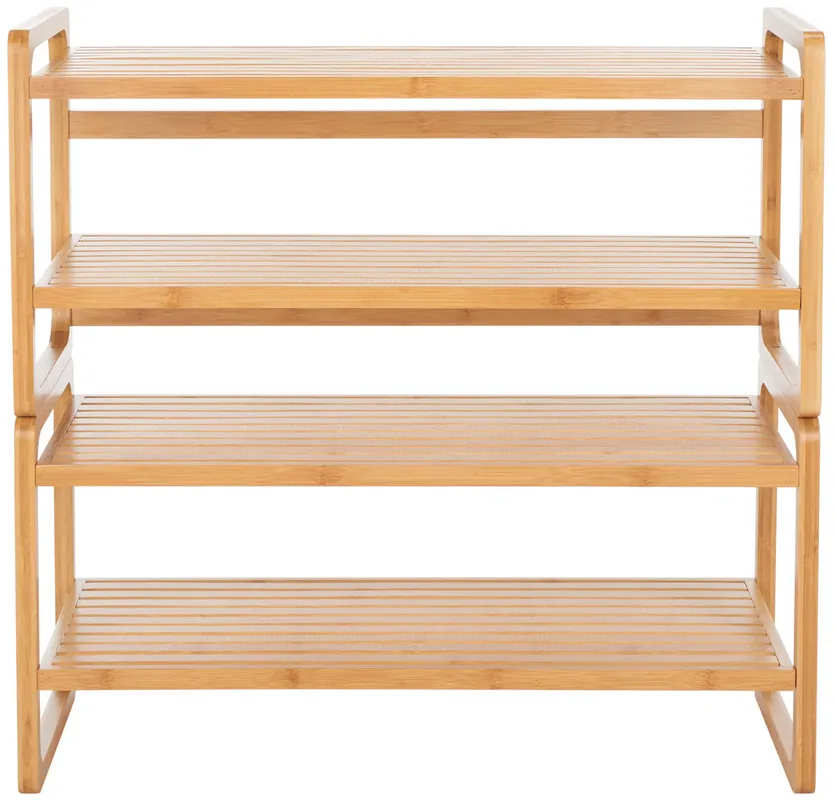 Safavieh Vallis Shoe Rack - Natural Hassle-Free Returns