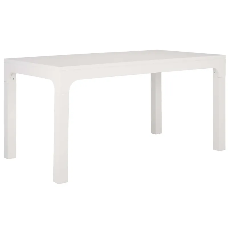Safavieh Gael Rectangle Dining Table - White Place Order