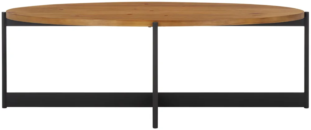 Safavieh Digby Coffee Table- Nautral Brown / Black While Supplies Last